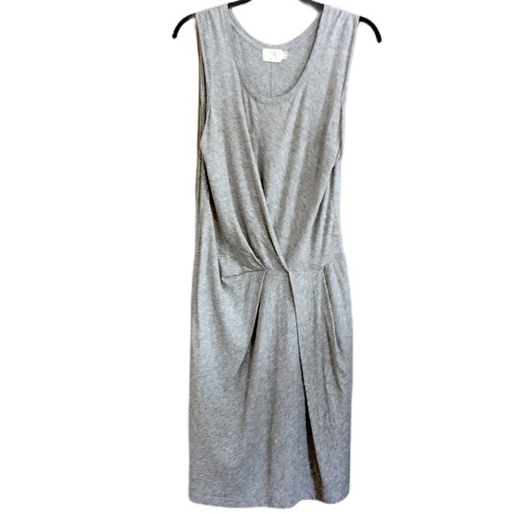 Nation LTD Dresses & Skirts - NATION Tank Dress Twist waist Large midi jersey